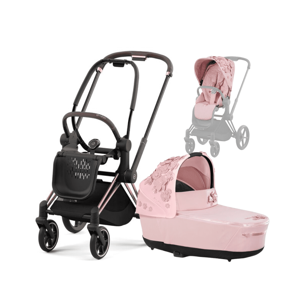 CYBEX Kombikinderwagen Fashion - Rosegold - Pale Blush - CYBEX Kombikinderwagen Fashion Rosegold Pale Blush bei babybrands.de kaufen ✓ sicher, einfach & bequem online bestellen ✓